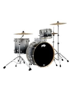 PDP Concept Maple 3-Piece Rock Shell Pack - Silver to Black Fade