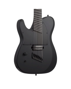Schecter PT-7 "Black Ops" Left Handed 7-String Multiscale - Satin Black