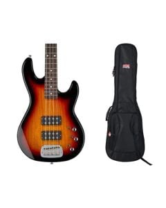 G&L Tribute Series L-2000 Bass Guitar - 3-Tone Sunburst + Gator Gig Bag