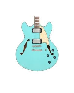D'Angelico Premier DC Semi-Hollow Guitar - Surf Green