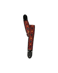 PRS 2” Deluxe Retro Guitar Strap - Blue Birds w/Custom Jacquard