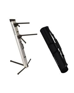 Ultimate Support APEX AX-48 Pro Silver + Carry Bag