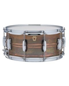 Ludwig 6.5x14" Copper Snare Drum - Natural Patina