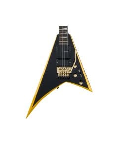 Jackson X Series Rhoads RRX24 Laurel FB Black with Yellow Bevels