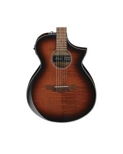 Ibanez AEWC400AMS AEW A/E Guitar - Amber Sunburst High Gloss