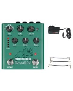 Eventide Tricerachorus Chorus Pedal + Gator 9V Power Combo & 3 Patch Cables