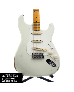 Used Fender Custom Shop Relic '56 Stratocaster - India White w/OHSC