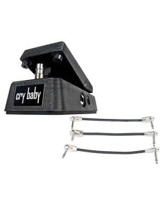 Dunlop CBM95 Cry Baby Mini Wah + Gator Patch Cable 3 Pack