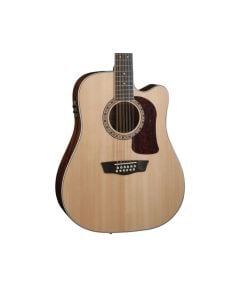 Washburn HD10SCE12-O Heritage 10 Series Cutaway Acoustic Guitar - Natural