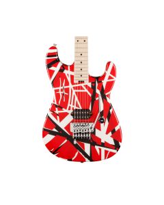 EVH Striped Series Electric Guitar - Red w/Black Stripes