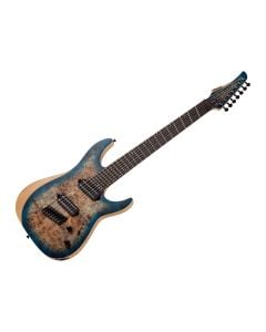 Schecter Reaper-7 Multi-Scale 7-String Guitar - Satin Sky Burst