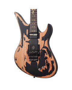 Schecter Synyster Custom-S Relic Electric Guitar - Satin Black