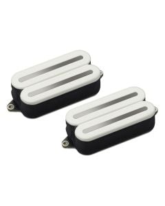 Fishman Fluence Open Core Modern Humbucker Set - White w/Black Nickel Blades