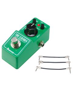 Ibanez TS Mini Tubescreamer Mini + Gator Patch Cable 3 Pack
