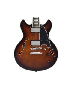 D'Angelico Premier Mini DC - Dark Iced Tea Burst - Huber