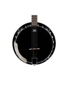 Ortega Guitars OBJ250-SBK Raven Series 5-String Banjo - Black
