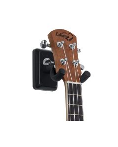 Gator Frameworks GFW-UKE-HNGRBLK Black Wall Mount Uke/Mandolin Hanger