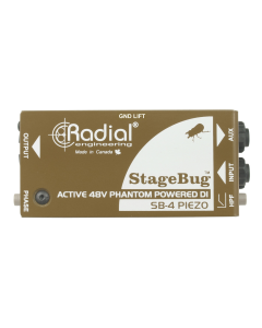 Radial StageBug SB-4 Compact Active DI w/Piezo Input