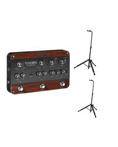 Fishman ToneDeq AFX Preamp EQ and DI + 2 Gator Hanging Guitar Stands