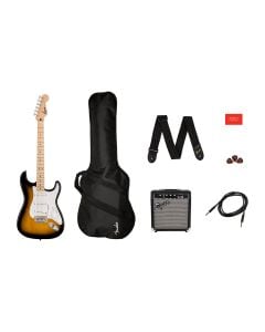 Squier Sonic Stratocaster Pack - 2-Color Sunburst w/ Maple FB