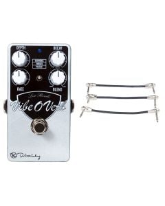 Keeley Vibe-O-Verb + Gator Patch Cable 3 Pack