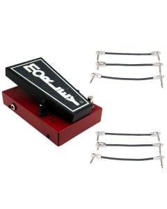 Morley 20/20 Bad Horsie Wah Pedal + 2x Gator Patch Cable 3 Pack