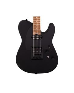 Charvel Pro-Mod So-Cal Style 2 24 HH HT - Satin Black w/Caramelized Maple FB