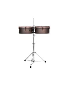 Latin Percussion 60th Anniversary 14"-15" Timbales - Rustic Bronze