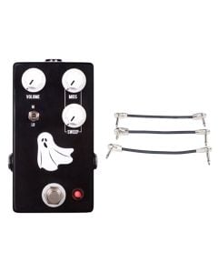 JHS Haunting Mids Mid Cut and Boost Pedal + Gator Patch Cable 3 Pack