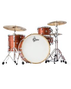 Gretsch Drums Catalina Club 4-pc Shell Pack w/24" Kick - Satin Walnut Glaze