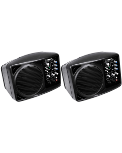 2x Mackie SRM150 5.25" 150 Watt Powered Speaker