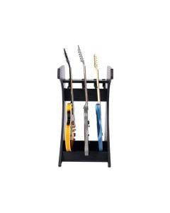 Gator Frameworks 3 to 4-Space Guitar/Case Combo Rack – Standard Black