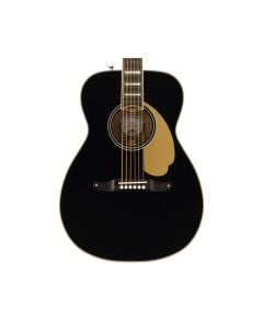 Fender Malibu Vintage A/E Guitar - Black w/ Ovangkol FB