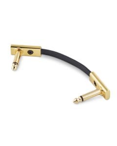 RockBoard Gold Flat 1/4" Patch Cable 1.97"