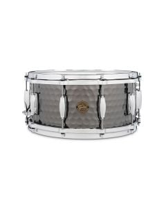 Gretsch Drums 6.5x14" Hammered Black Steel Snare Drum
