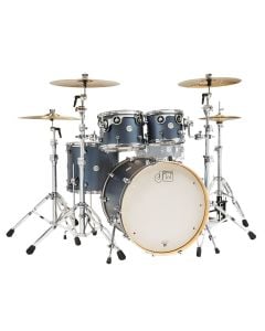 DW Design Series 4-pc Maple Shell Pack Blue Slate w/ 22" Kick
