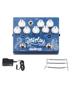 Wampler Paisley Deluxe 2-Channel OD + Gator 9V Power Combo & 3 Patch Cables