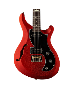 PRS S2 Vela Semi Hollow Satin Electric Guitar - Red Apple Metallic