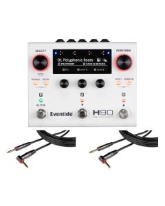 Eventide H90 Harmonizer Pedal + 2x Gator 20' RA Instrument Cable