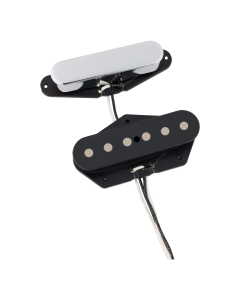 Fender Tex-Mex Hot Telecaster Pickups Set - Black and Chrome