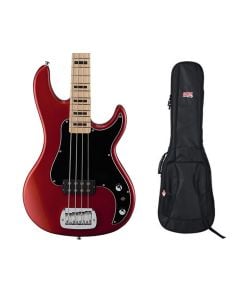 G&L Tribute Series Kiloton Bass Guitar - Candy Apple Red + Gator Gig Bag