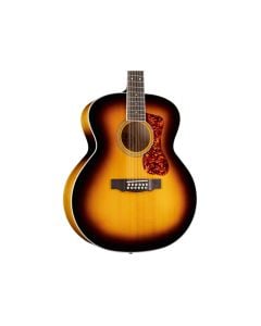Guild F-2512E Deluxe Maple Jumbo 12-String A/E Guitar - Antique Burst