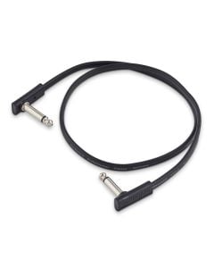 RockBoard Black Flat 1/4" Patch Cable 1.96'