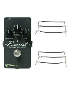 Keeley Bassist + 2x Gator Patch Cable 3 Pack