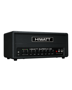 Hiwatt T-Series SUPER-HI 33 30-Watt Hi-Gain Tube Guitar Amplifier Head - Black