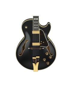 Ibanez GB10BK George Benson Signature Guitar w/Case - Black