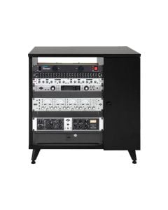 Gator Frameworks GFW-ELITESIDECAR-BLK Sidecar Rack Cabinet w/ Shelf – Black