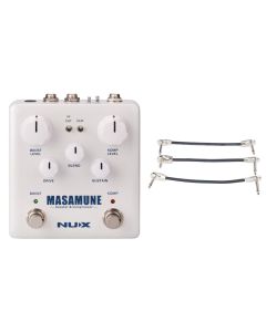 NUX NBK-5 Masamune Boost & Compressor + Gator Patch Cable 3 Pack