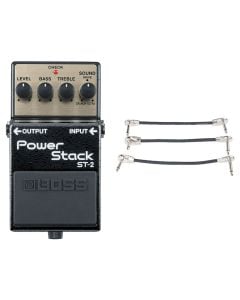 Boss ST-2 Power Stack + Gator Patch Cable 3 Pack