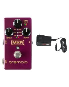 MXR M305 Tremolo Pedal + Gator 9V Power Supply Combo